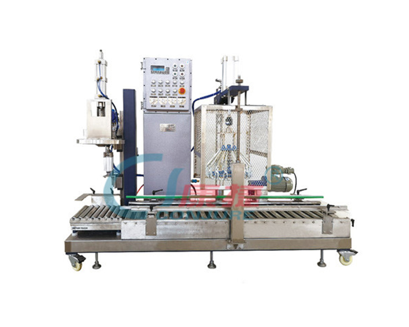 GCJ01-50-I/IIBZP稱(chēng)重式半自動(dòng)液體灌裝機(jī)